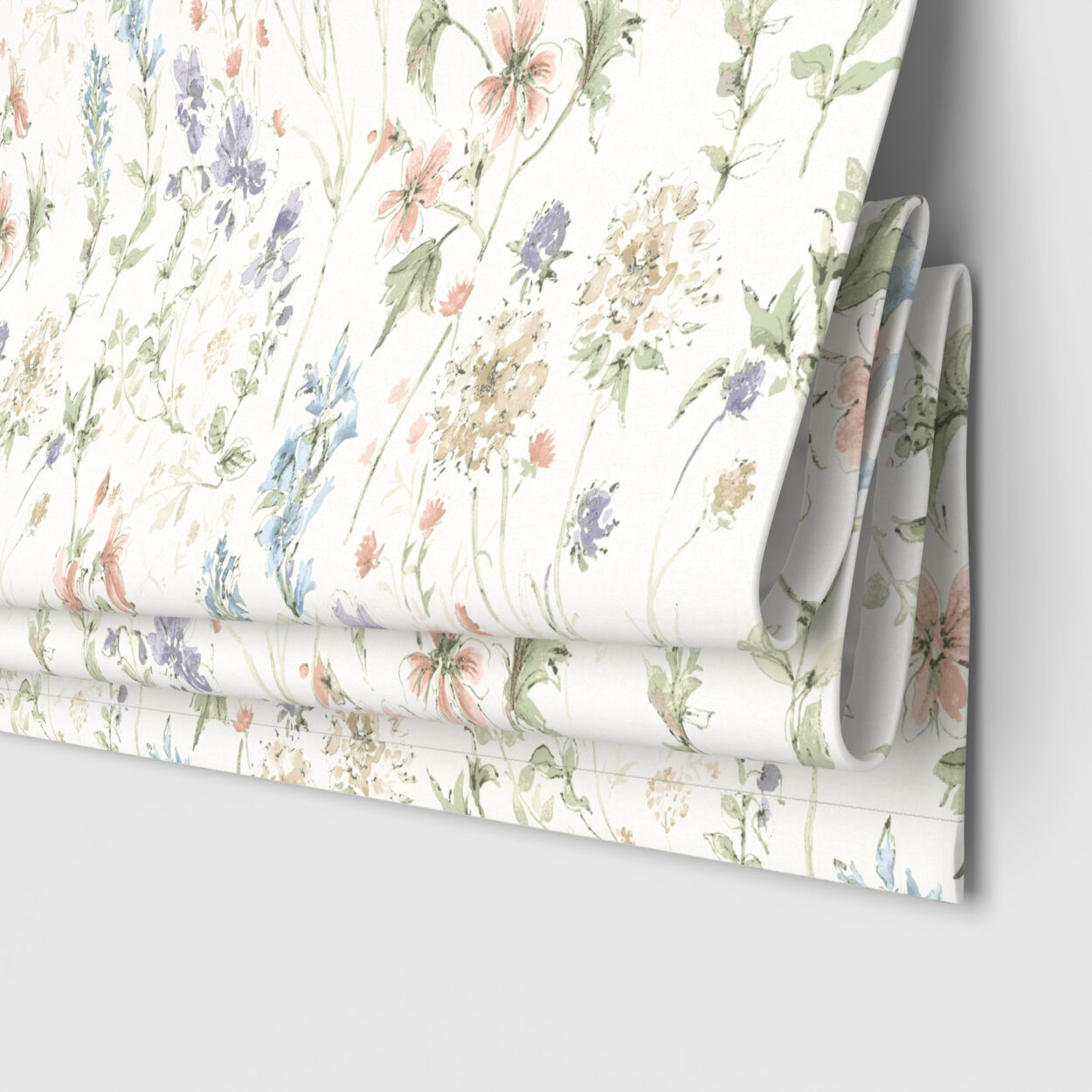 Laura Ashley Wild Meadow Chalk Pink Motorised