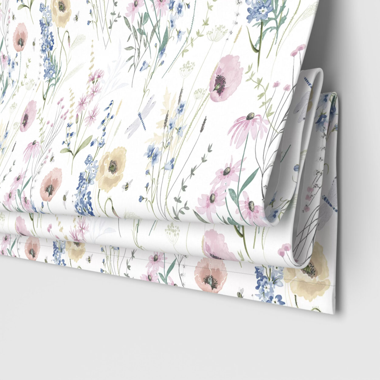 Laura Ashley Alford Meadow Delpinium Blue Motorised