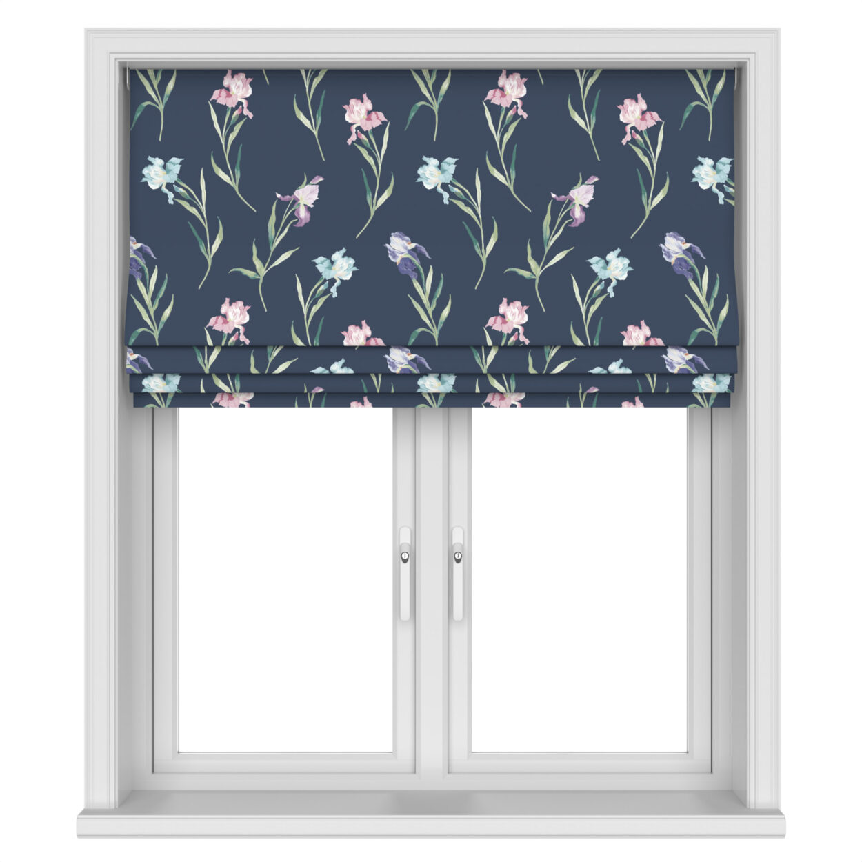 Laura Ashley Hawling Irises Midnight Navy Motorised - Image 4