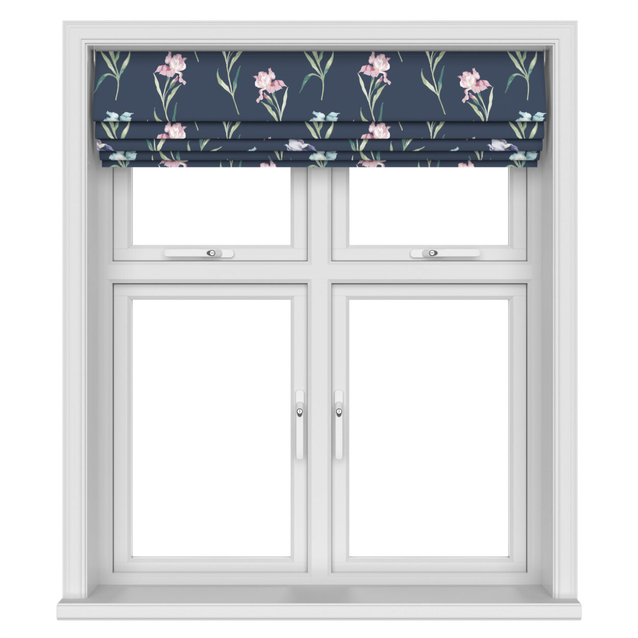 Laura Ashley Hawling Irises Midnight Navy Motorised - Image 5