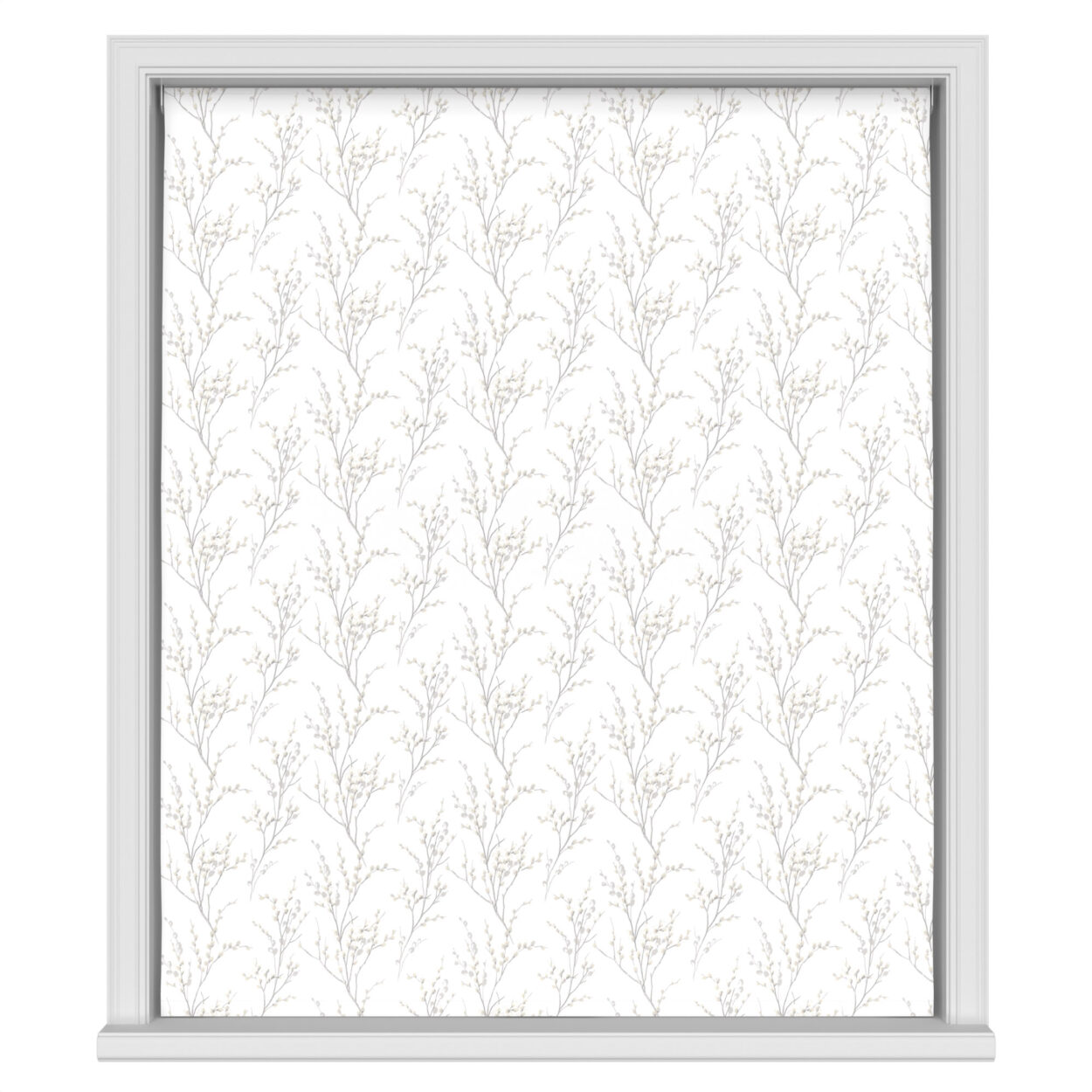 Laura Ashley Pussy Willow Dove Grey Motorised - Image 2
