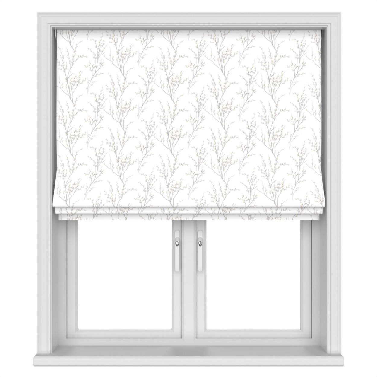 Laura Ashley Pussy Willow Dove Grey Motorised - Image 3