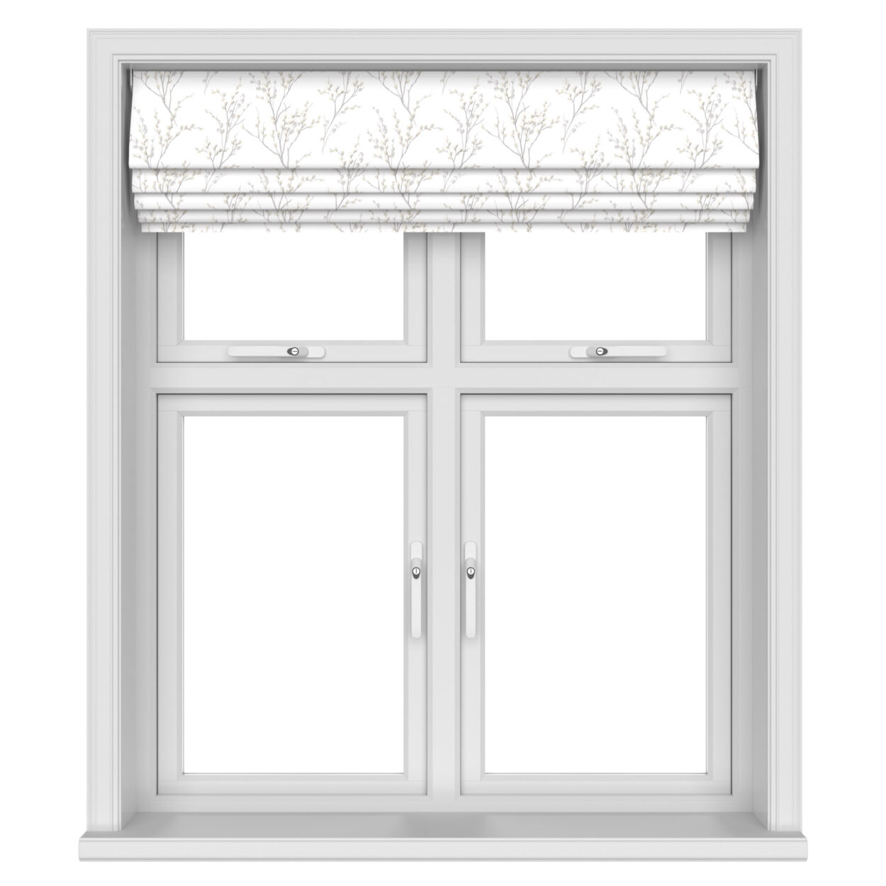 Laura Ashley Pussy Willow Dove Grey Motorised - Image 5