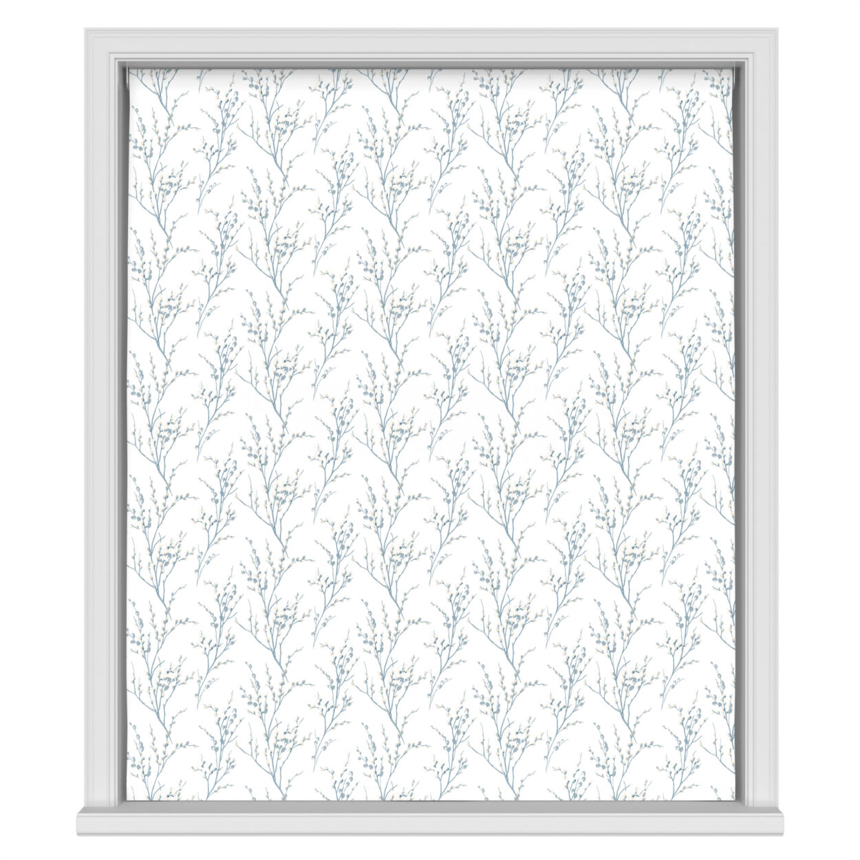 Laura Ashley Pussy Willow Off White/Seaspray Motorised - Image 2