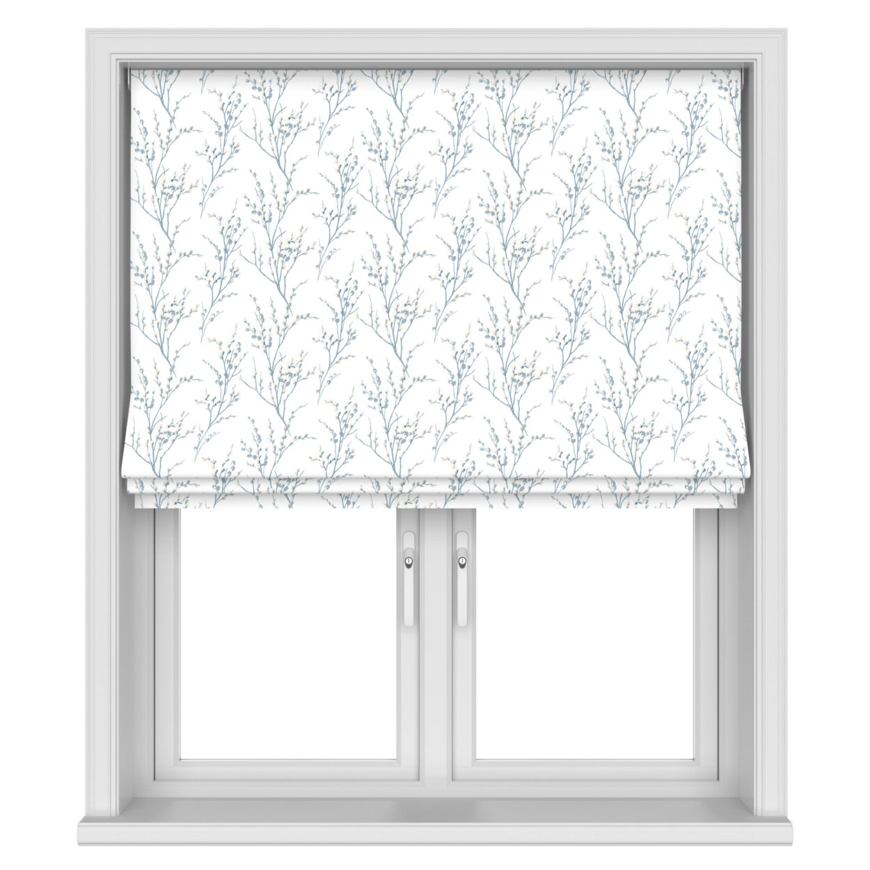 Laura Ashley Pussy Willow Off White/Seaspray Motorised - Image 3