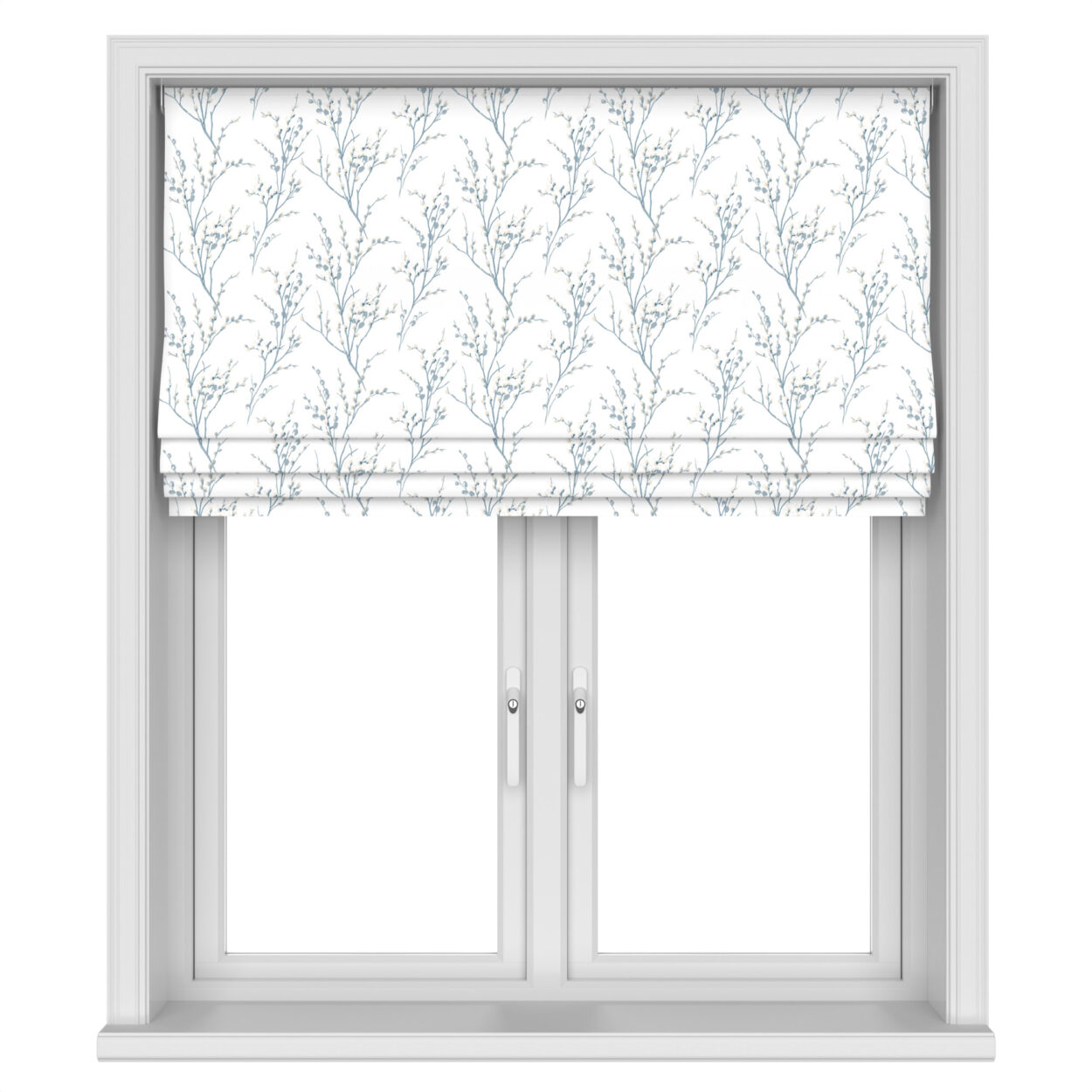 Laura Ashley Pussy Willow Off White/Seaspray Motorised - Image 4