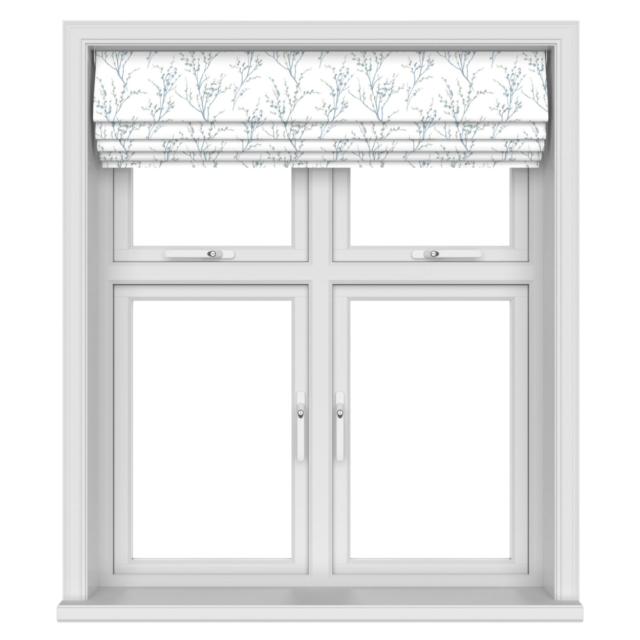 Laura Ashley Pussy Willow Off White/Seaspray Motorised - Image 5