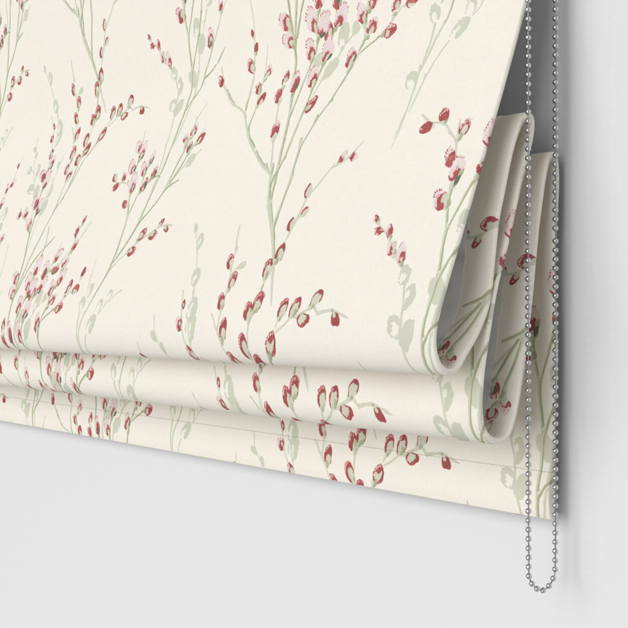 Laura Ashley Pussy Willow Winter Cranberry Red - Image 2