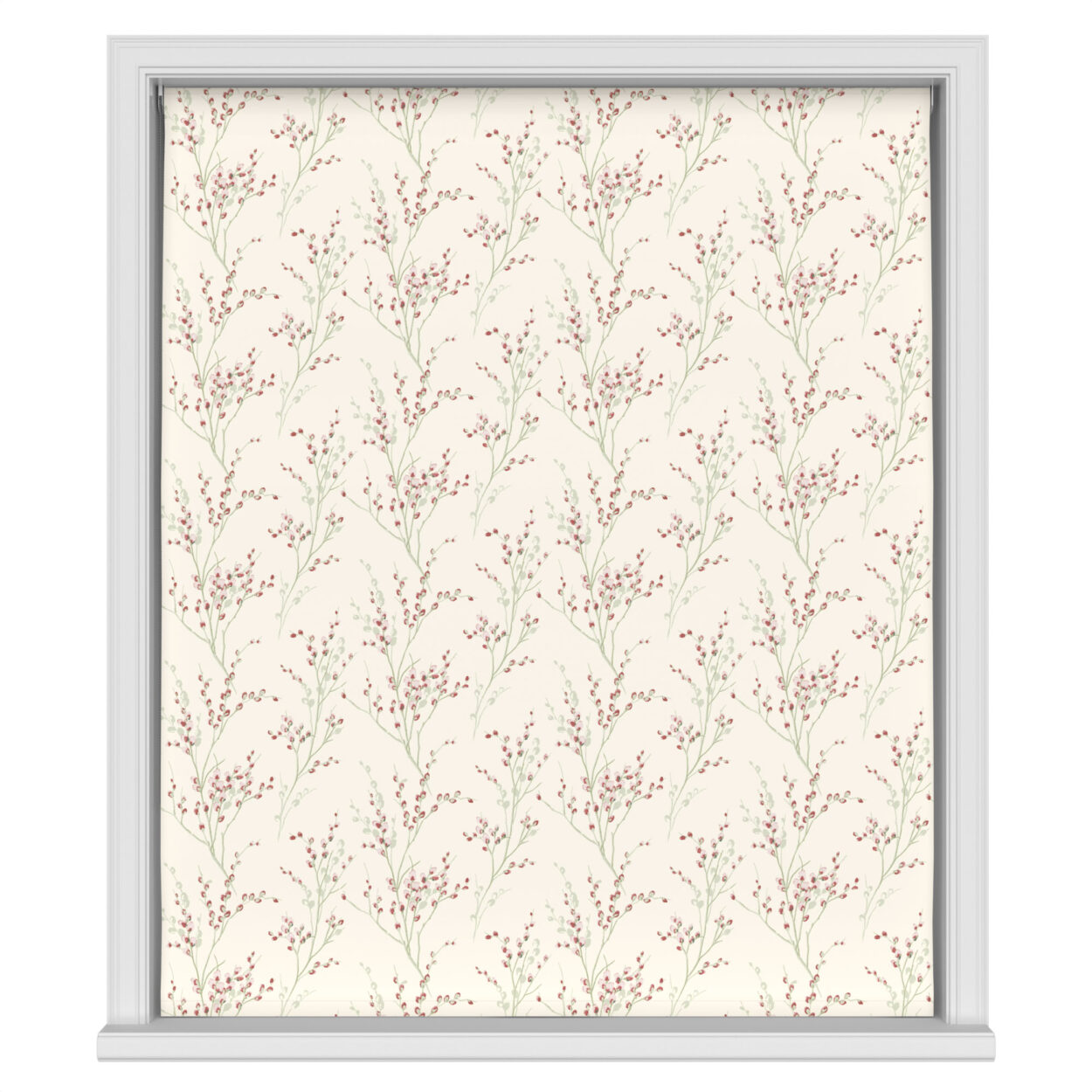 Laura Ashley Pussy Willow Winter Cranberry Red - Image 3