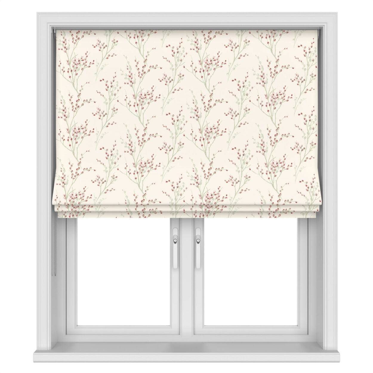 Laura Ashley Pussy Willow Winter Cranberry Red - Image 4