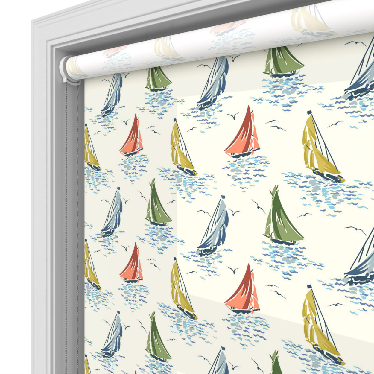 TwistFit Laura Ashley A'hoy Sail Boats Multi - Image 4