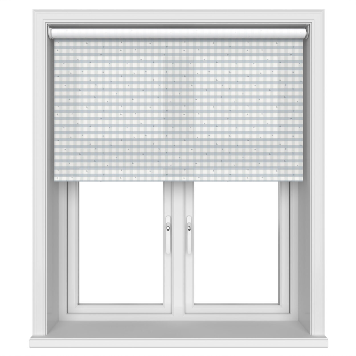 Laura Ashley Alphabet Gingham Blue Motorised