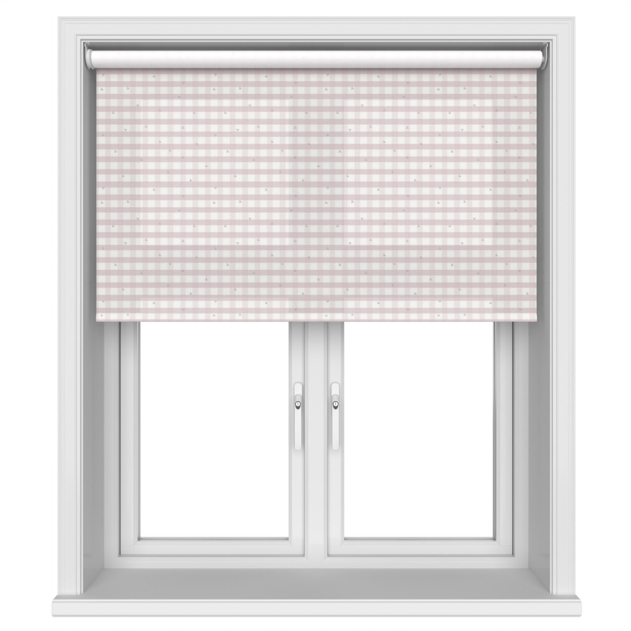 Laura Ashley Alphabet Gingham Pink Motorised