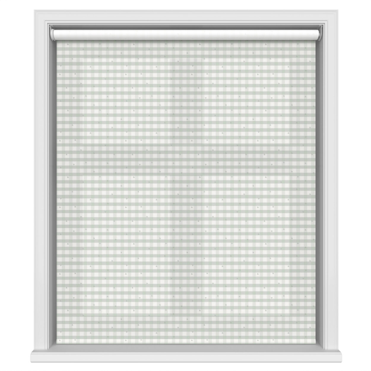 Laura Ashley Alphabet Gingham Sage Motorised - Image 2