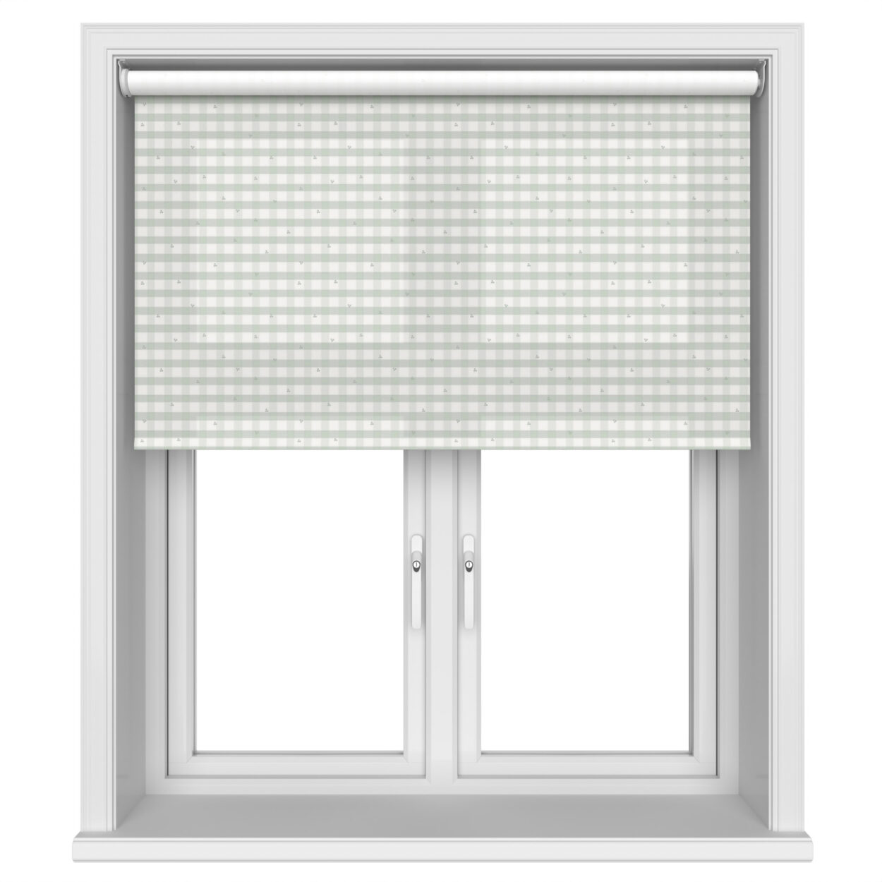 Laura Ashley Alphabet Gingham Sage Motorised