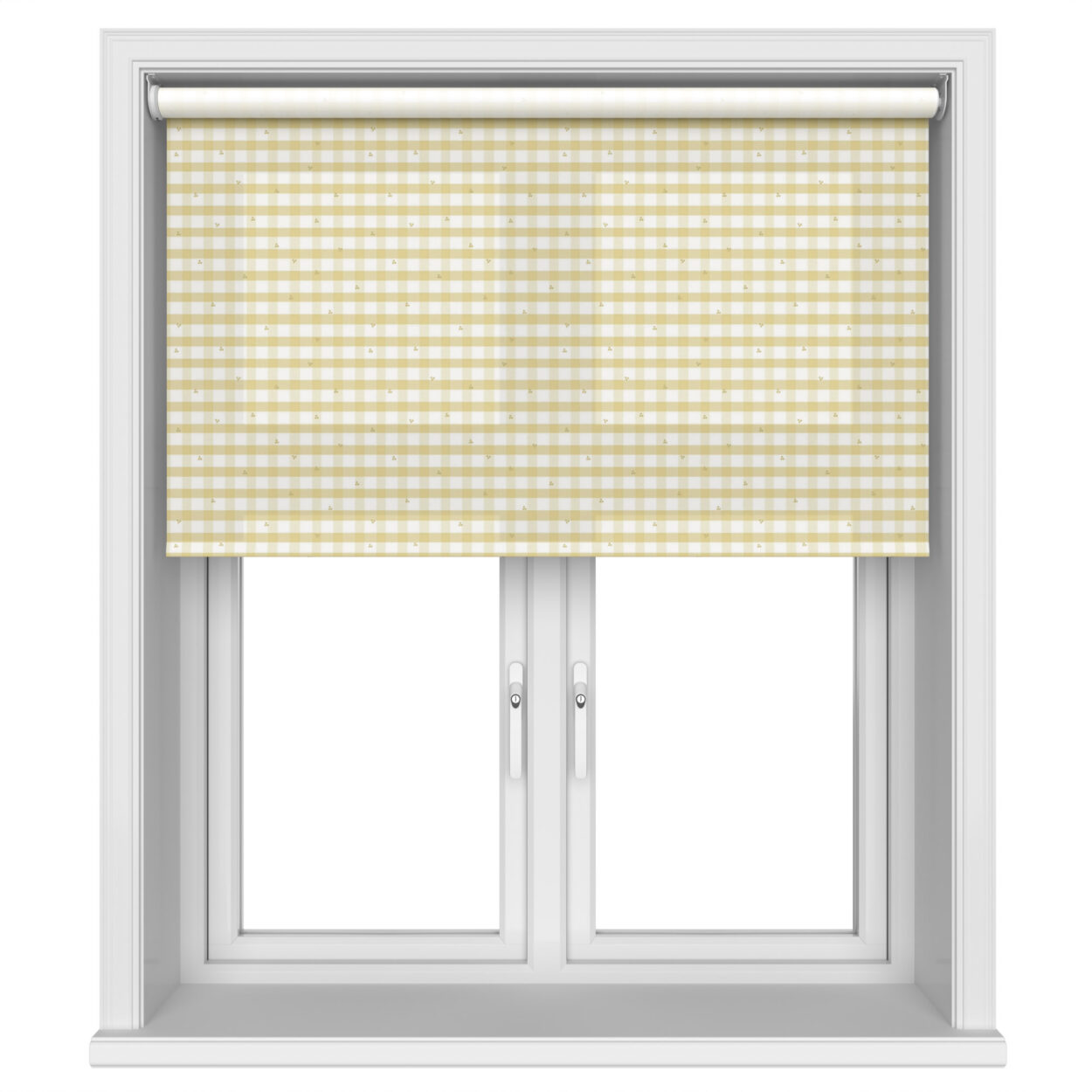 Laura Ashley Alphabet Gingham Yellow Motorised
