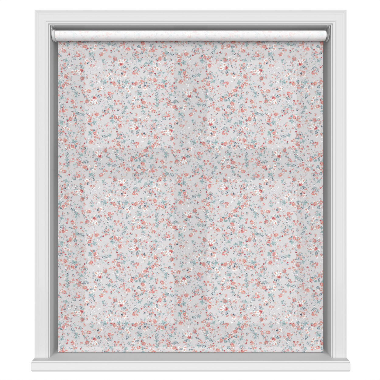 Laura Ashley Blossoms Pale Steel Motorised - Image 2