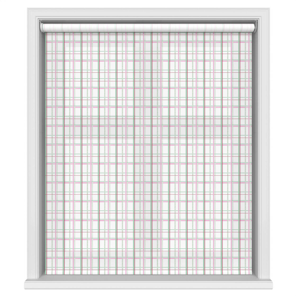 Laura Ashley Burford Check Rose Motorised - Image 2