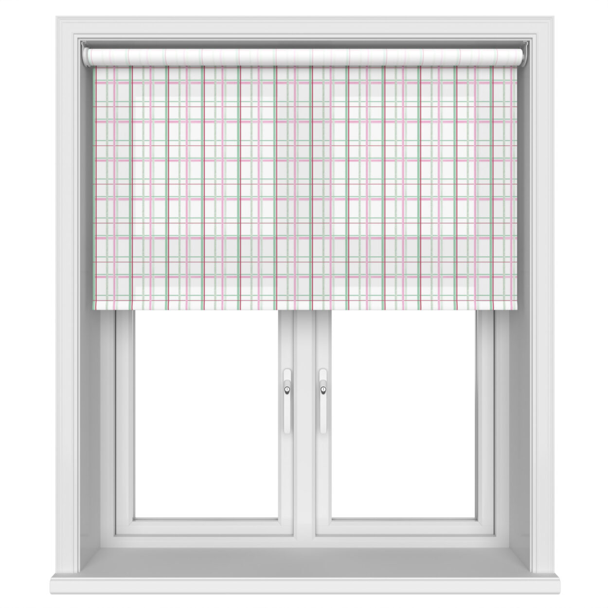 Laura Ashley Burford Check Rose Motorised