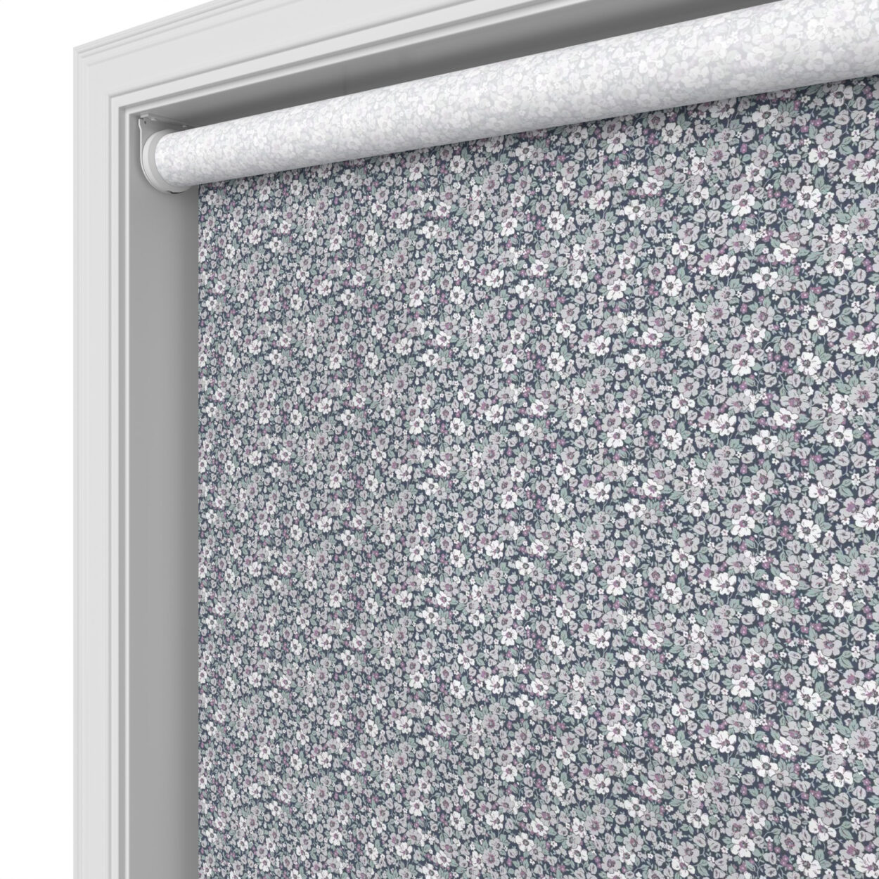 Laura Ashley Libby Floral Grape Motorised - Image 4