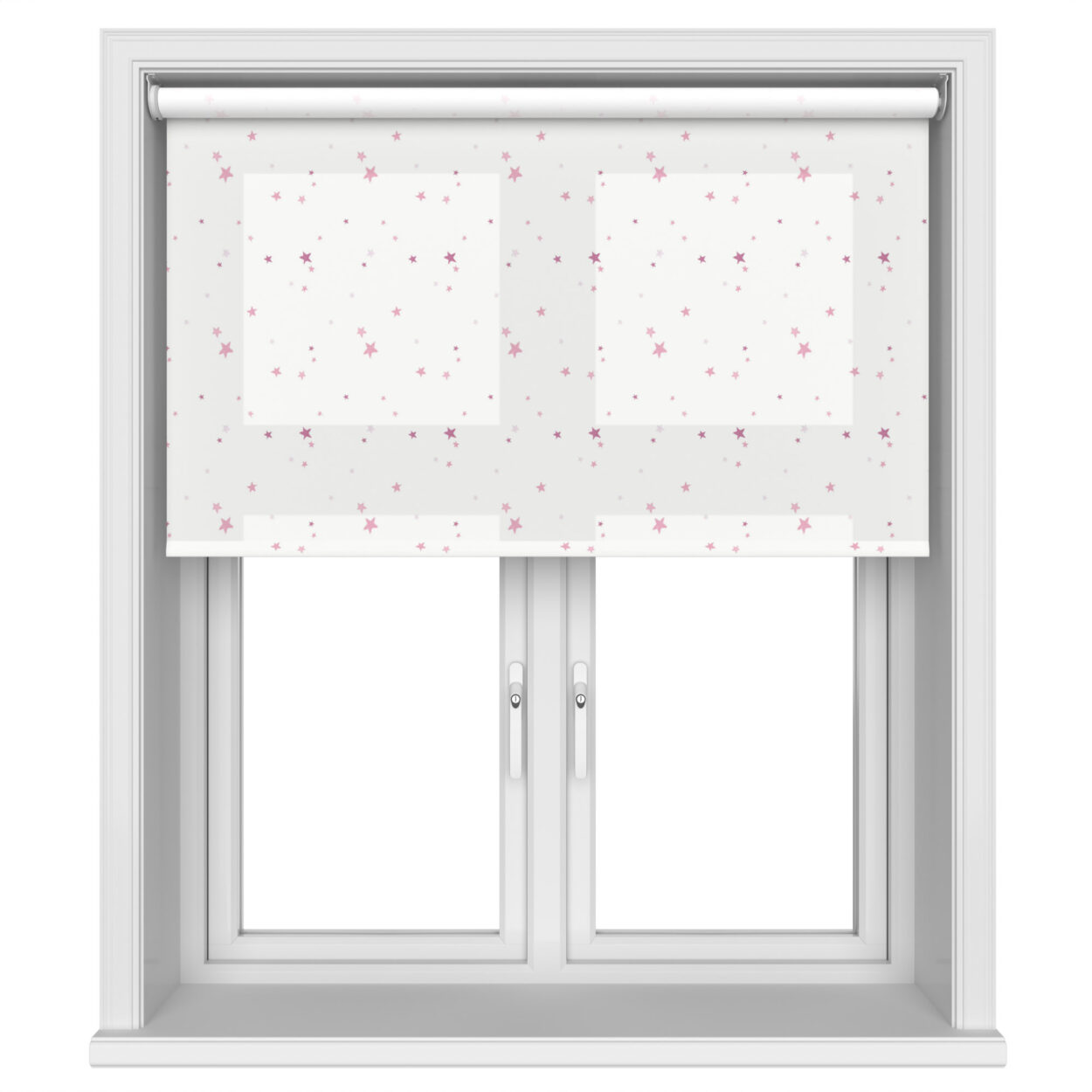 Laura Ashley Painterly Stars Pink Motorised