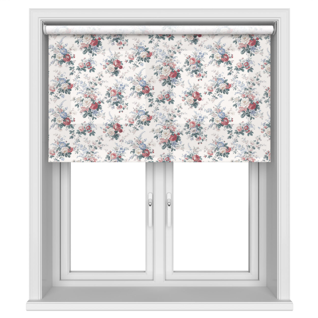 Laura Ashley Stowe Red Multi Motorised