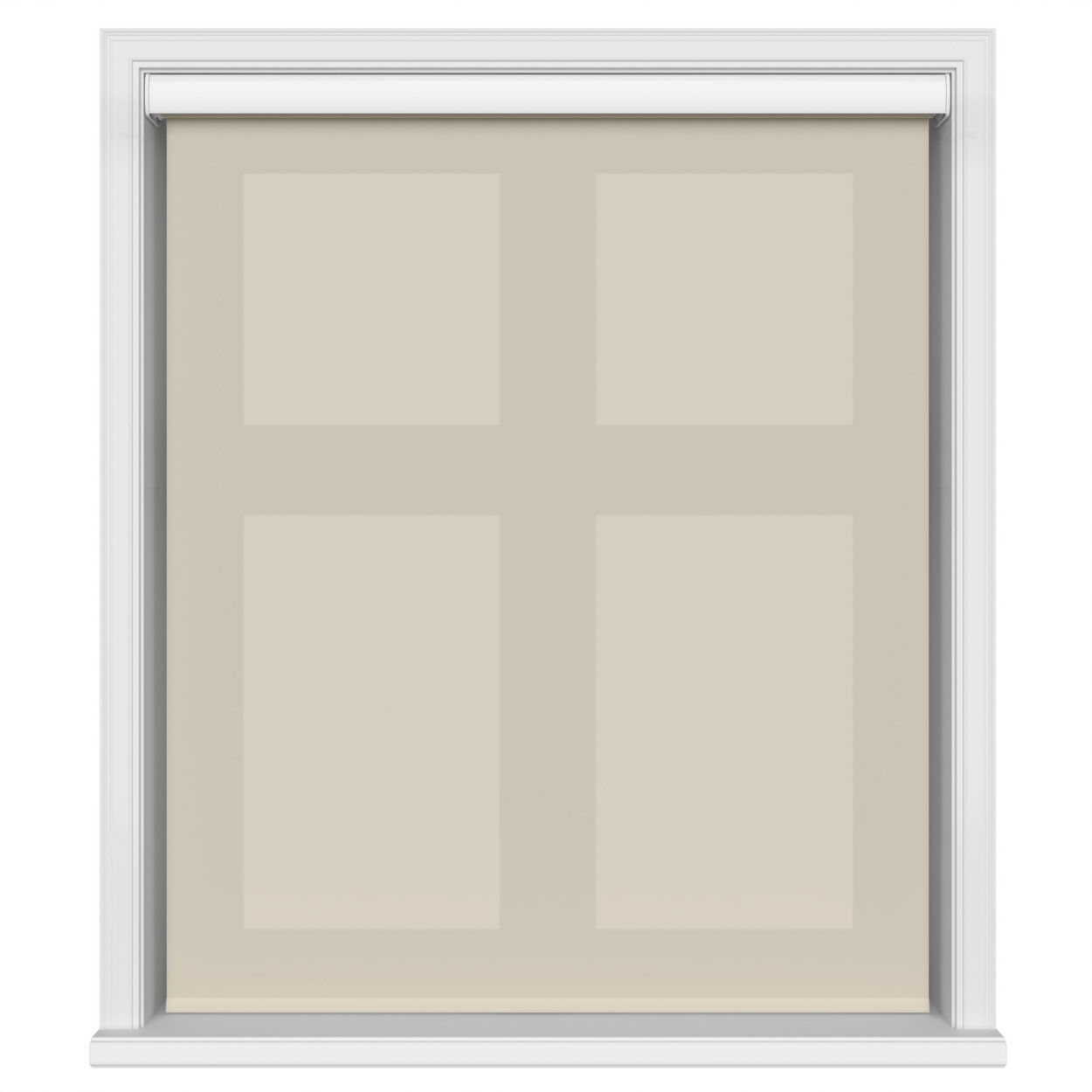 Unicolour Beige Cassette Motorised - Image 2