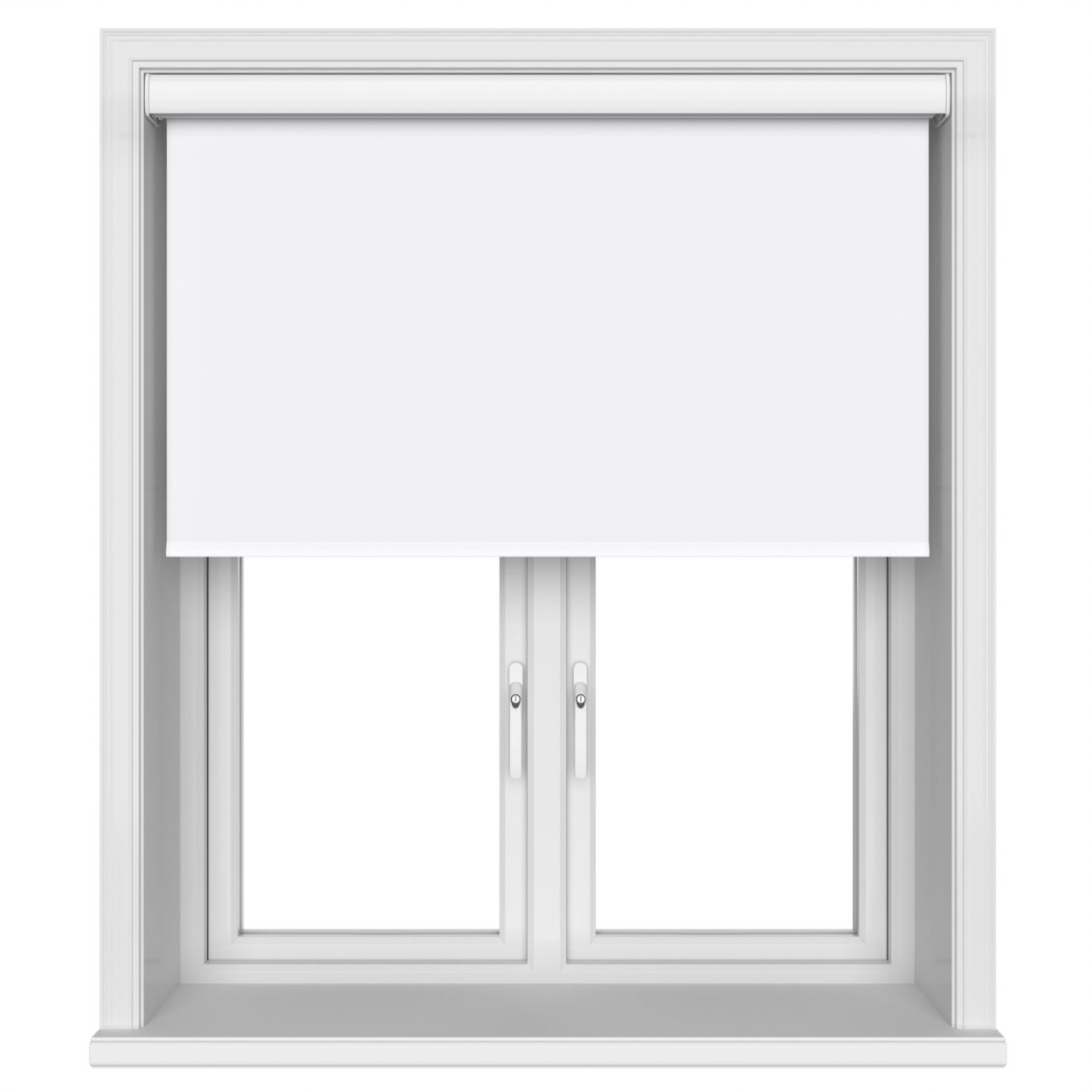 Unishade White Cassette Motorised