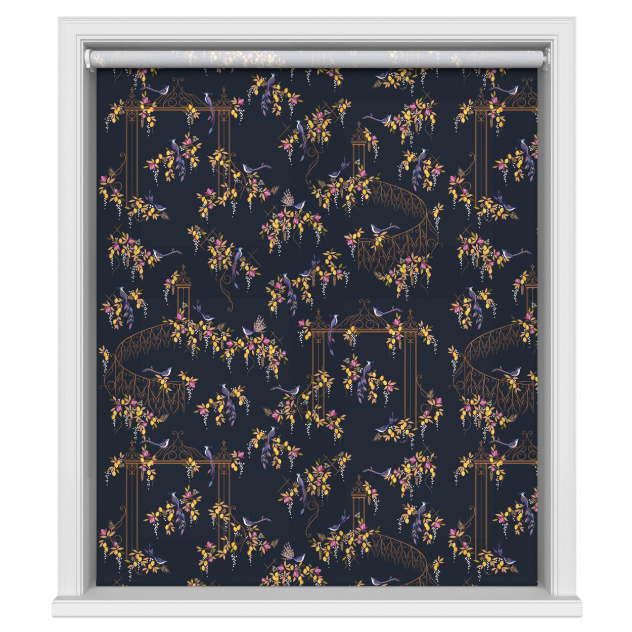 TwistFit Sara Miller Birds & Gate Deep Navy - Image 2