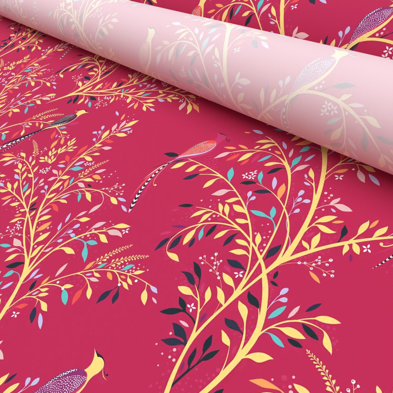 TwistFit Sara Miller Birds of Paradise Fuchsia - Image 5