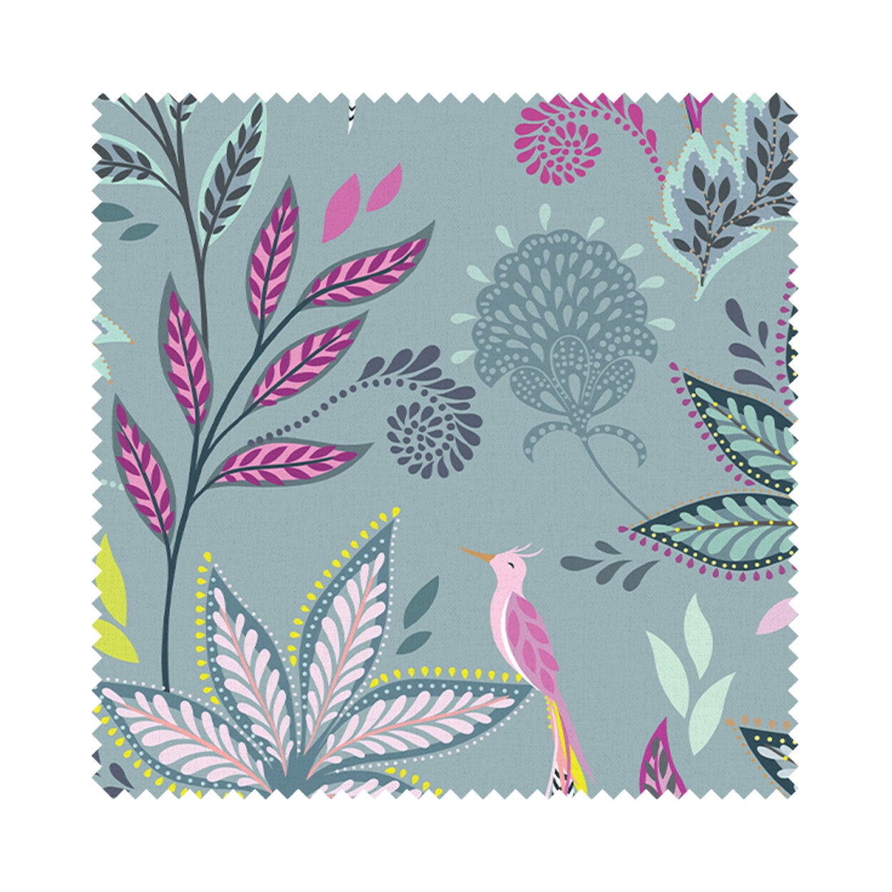 TwistFit Sara Miller Botanic Paradise Border Dusky Blue - Image 6