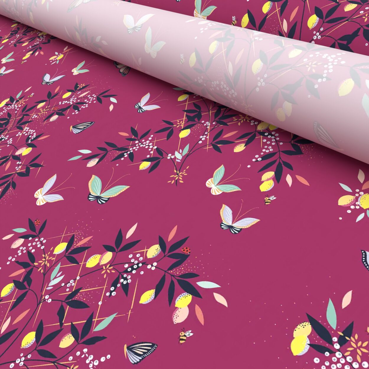 TwistFit Sara Miller Butterflies & Trellis Purple - Image 5