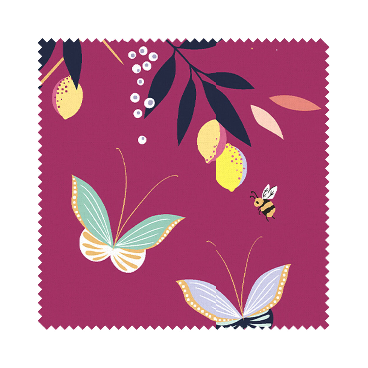 TwistFit Sara Miller Butterflies & Trellis Purple - Image 6