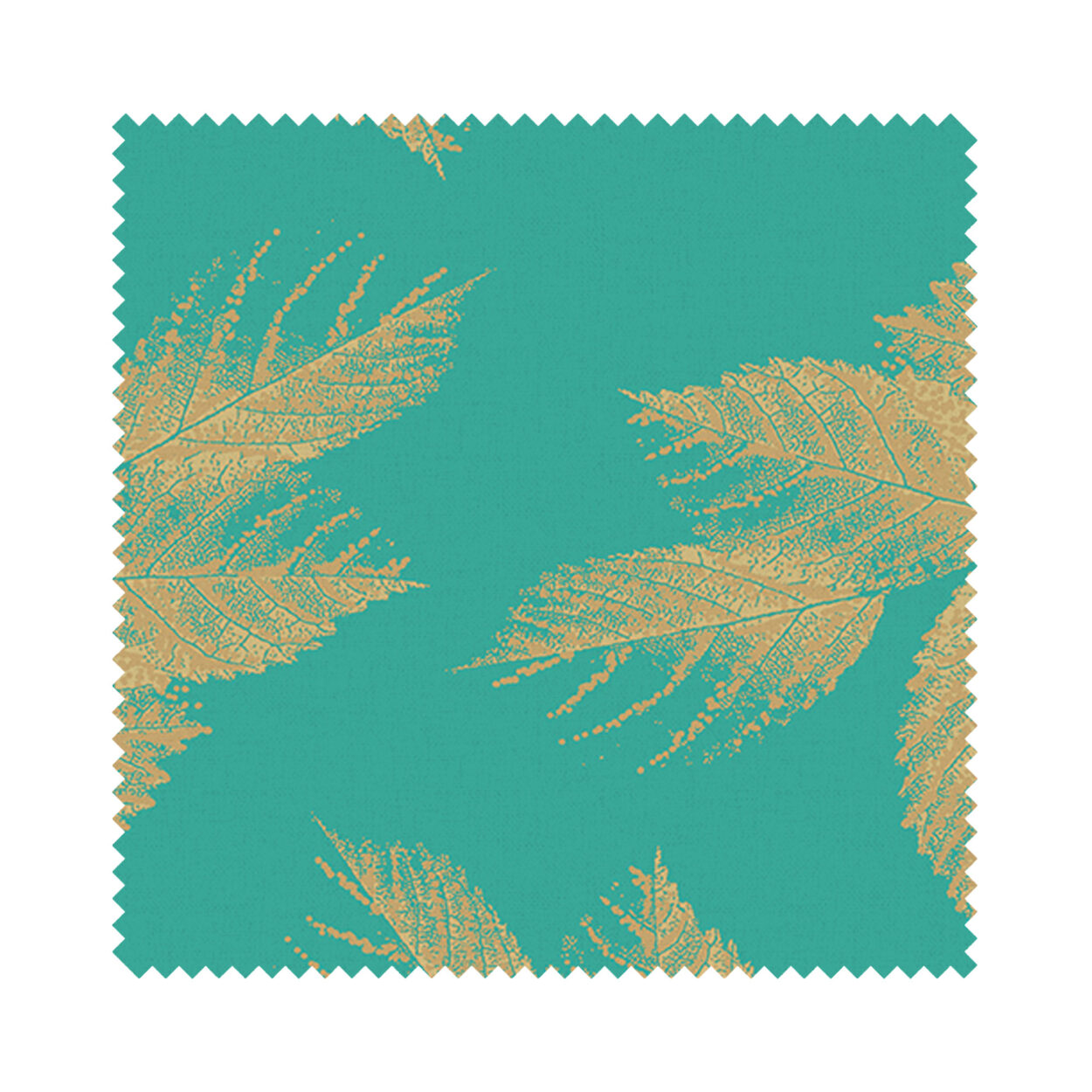 Sara Miller Etched Leaves Green - Image 6
