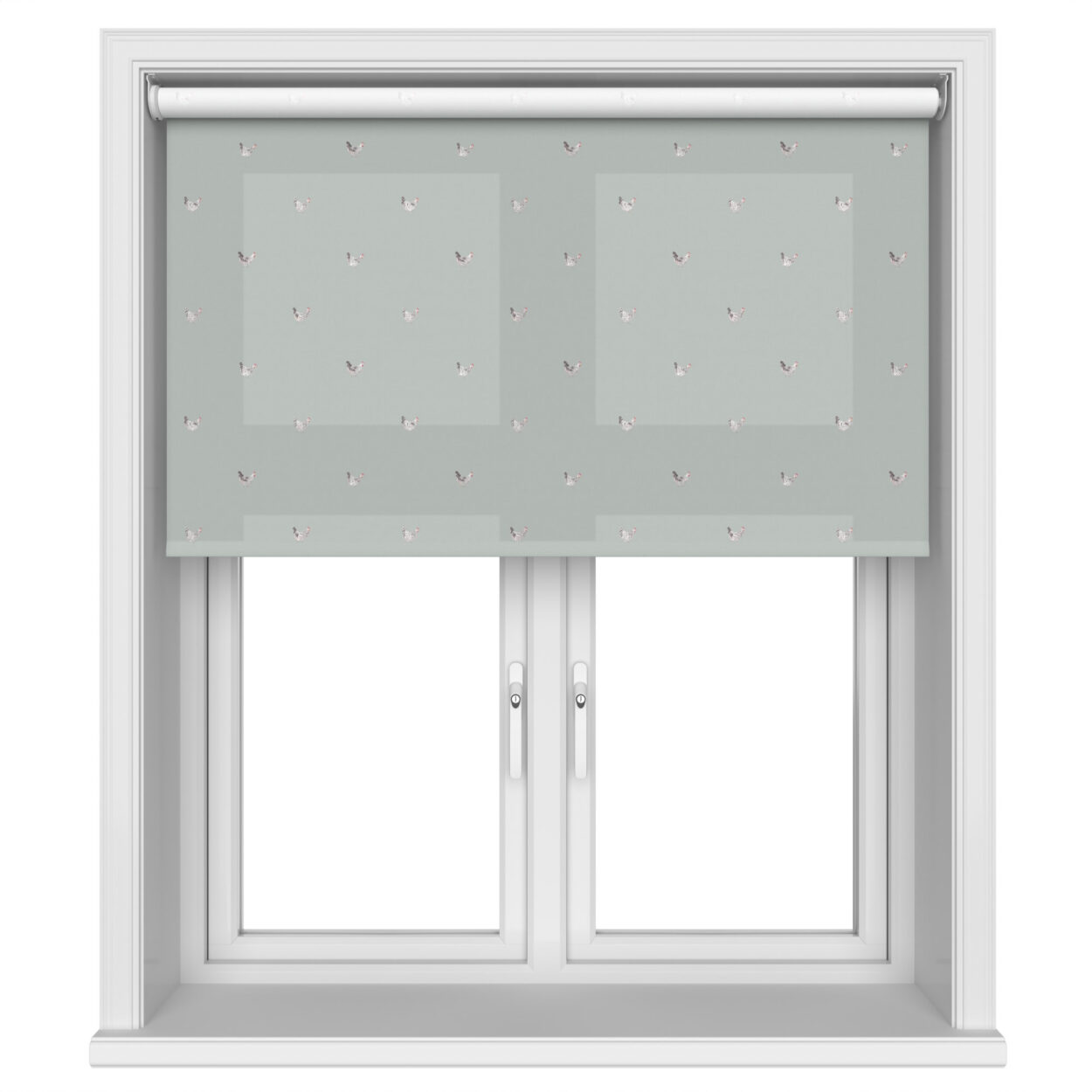 Sophie Allport Chicken Pale Sage Blue Motorised