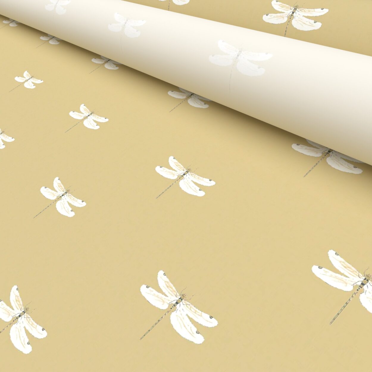 Sophie Allport Dragonfly Deep Mustard - Image 5