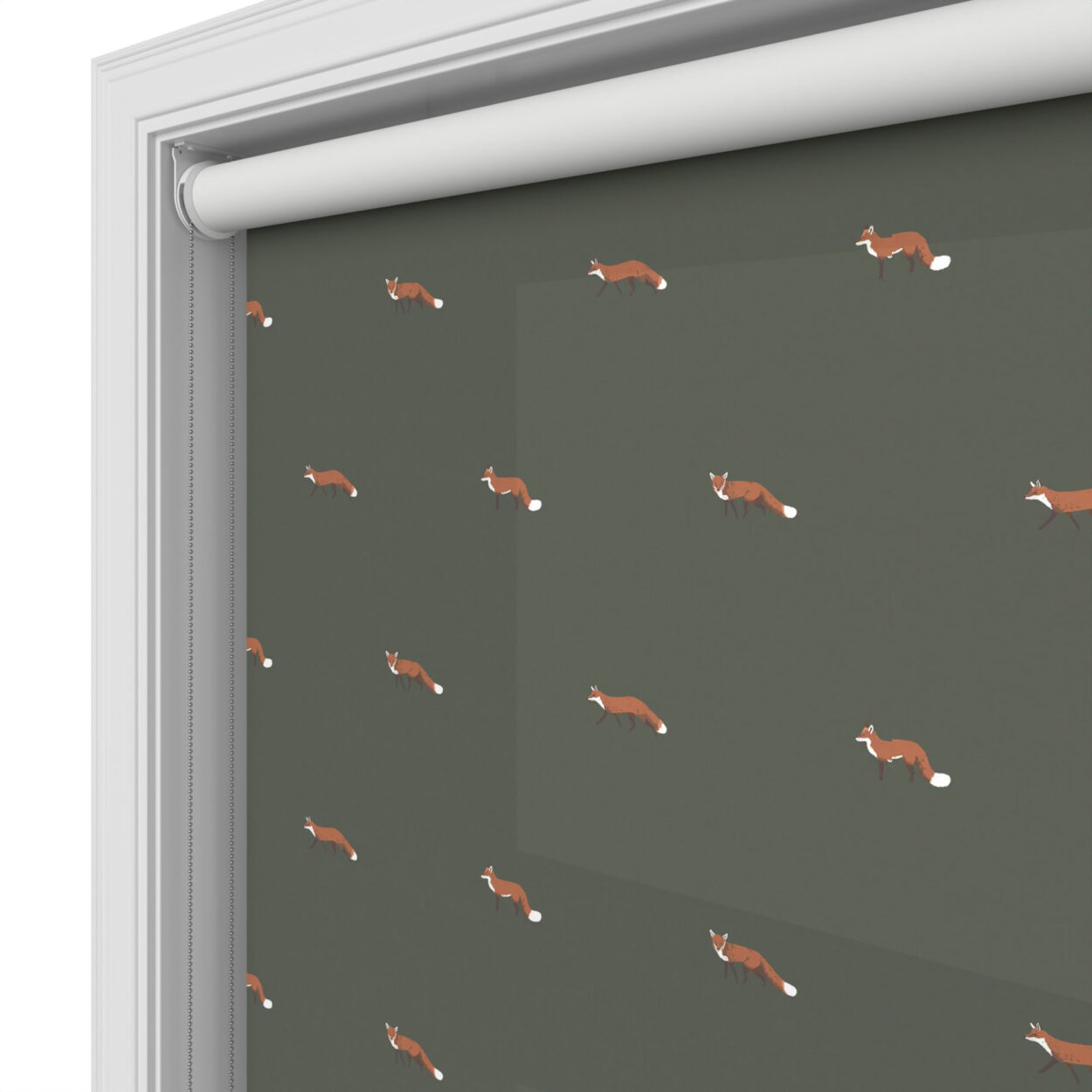 Sophie Allport Foxes Forest Green - Image 4