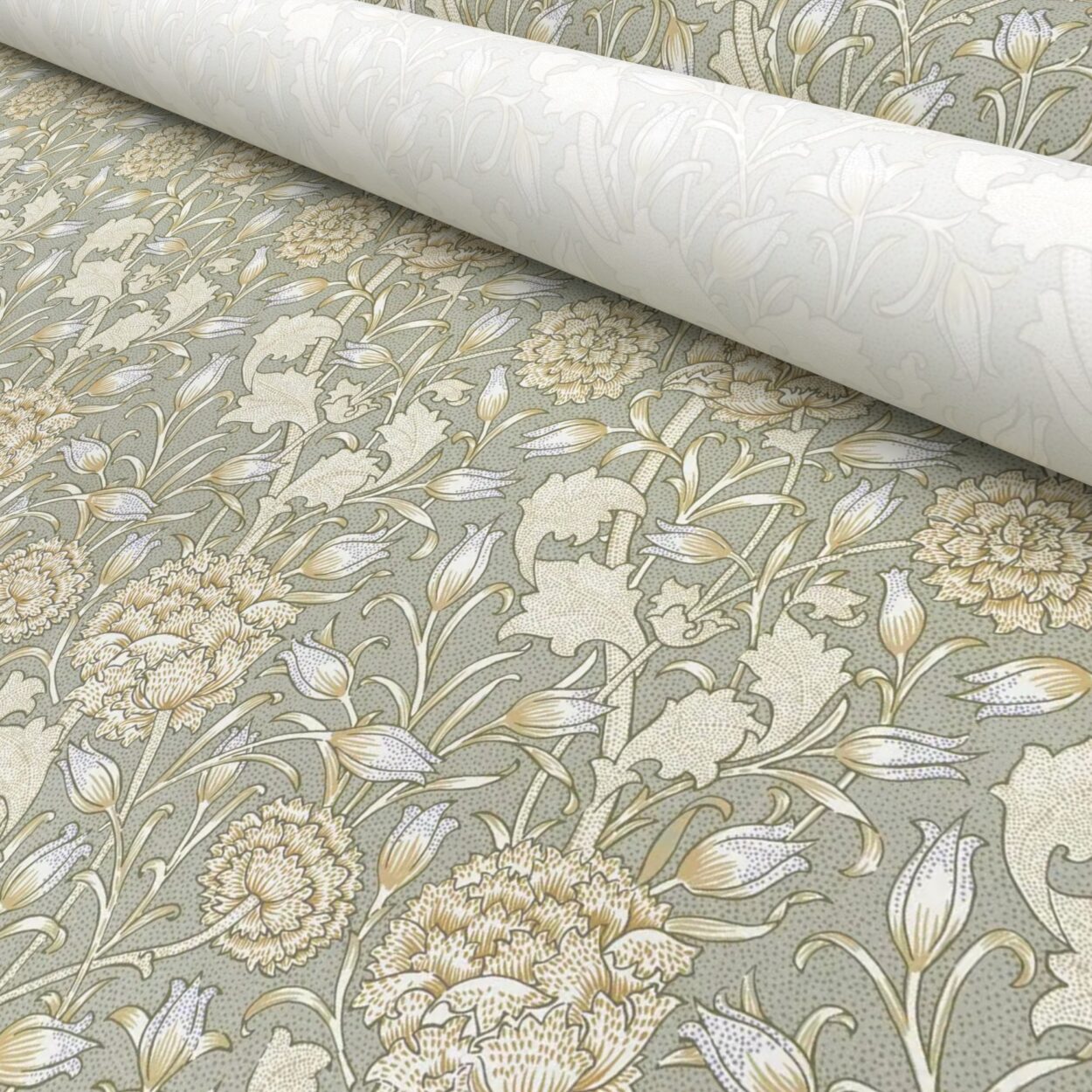 TwistFit William Morris At Home Wild Tulip Sage - Image 6