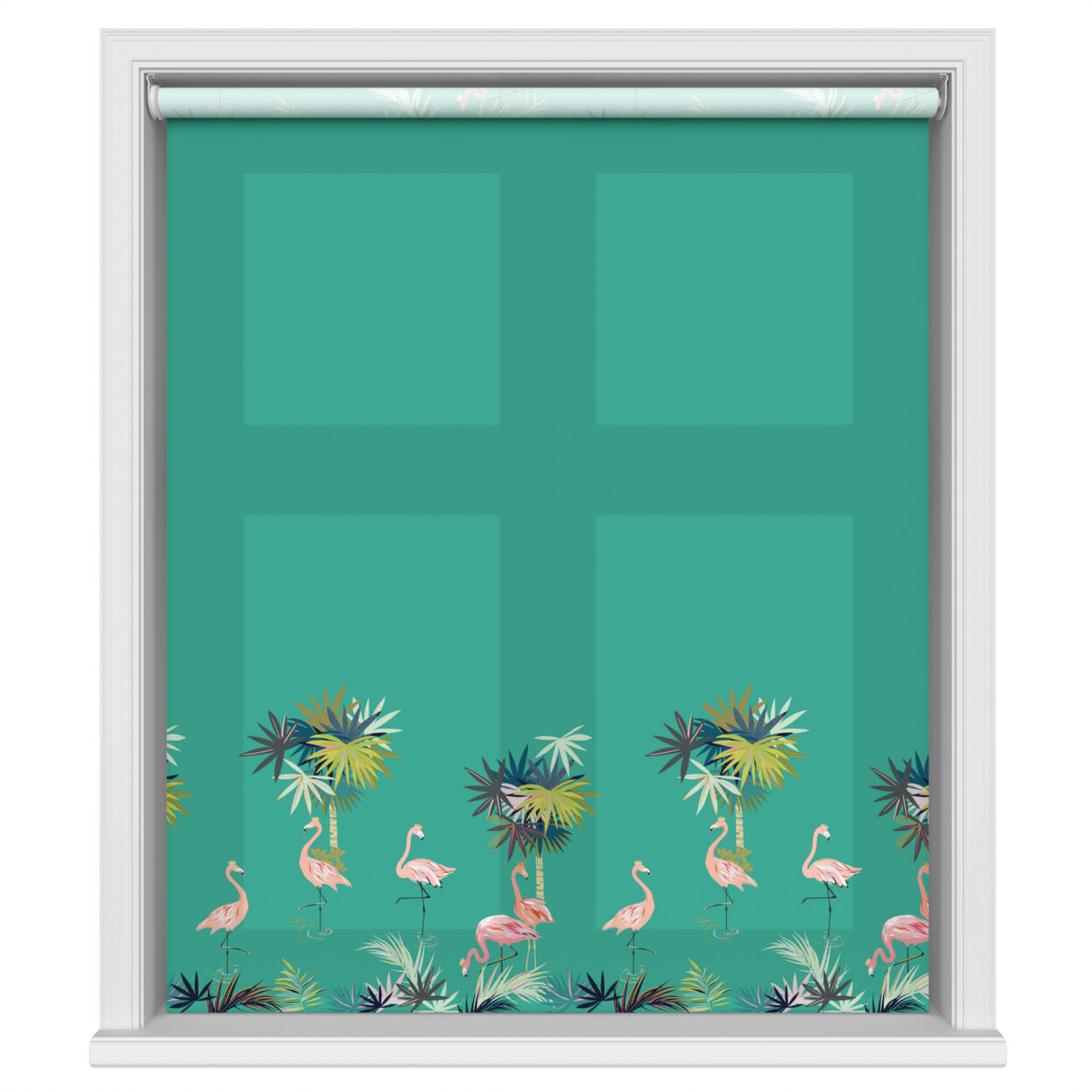 Sara Miller Flamingo Border Green Motorised - Image 2