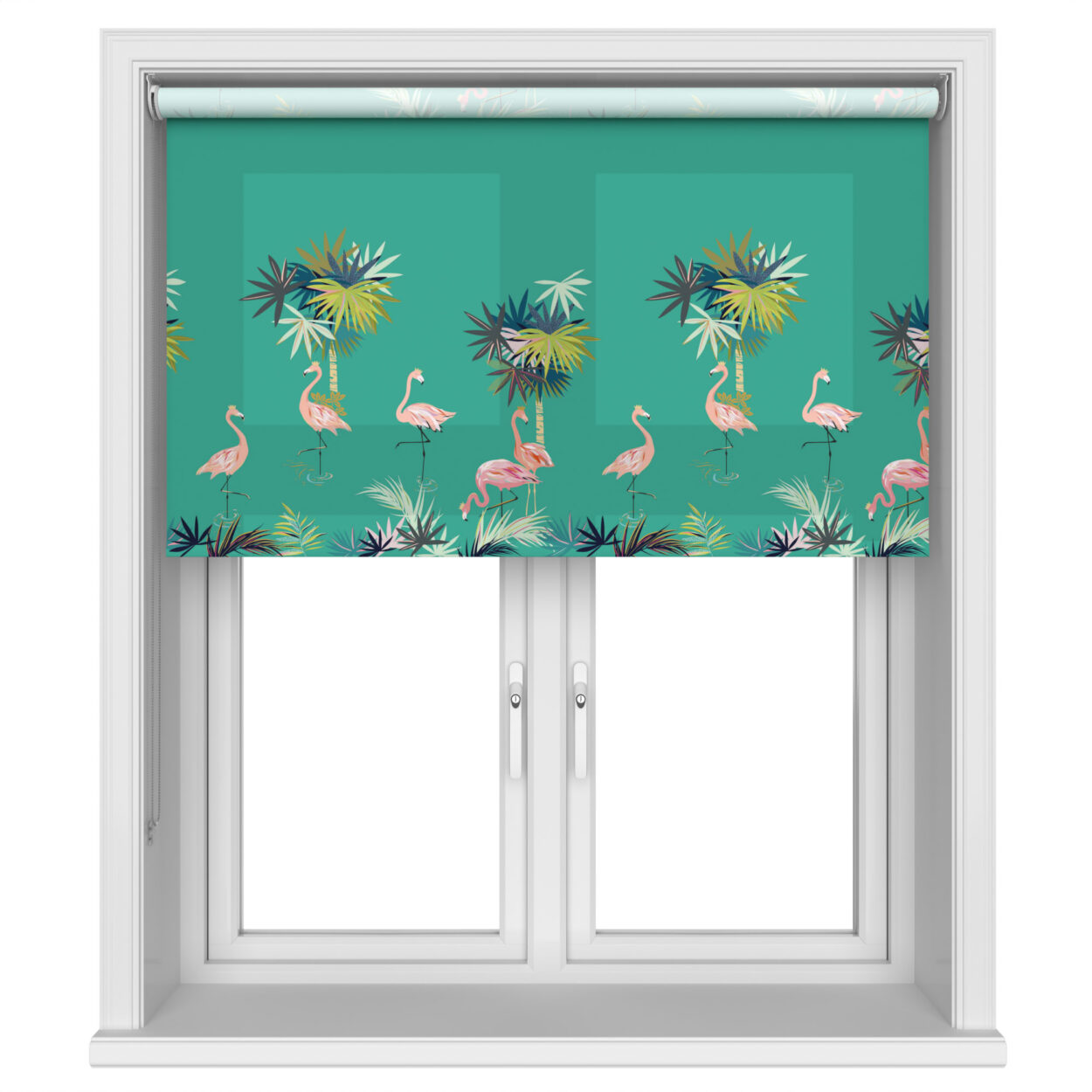 Sara Miller Flamingo Border Green