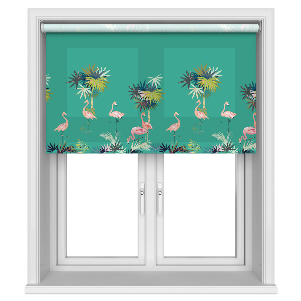 Sara Miller Flamingo Border Green Motorised