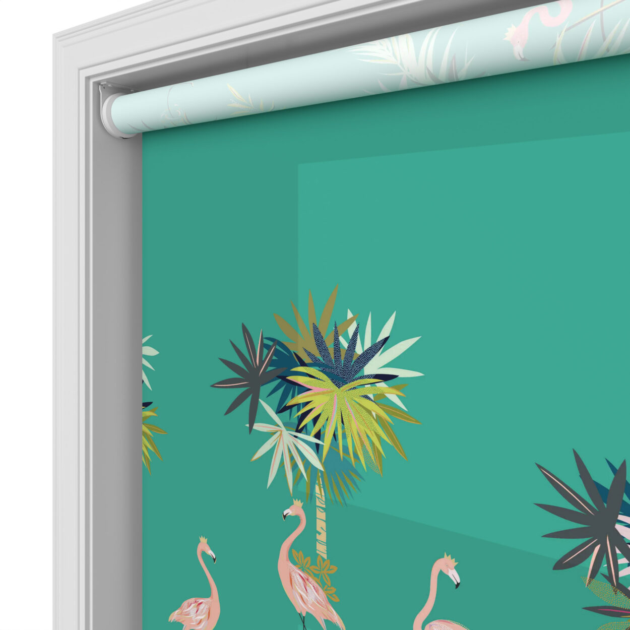 Sara Miller Flamingo Border Green Motorised - Image 5