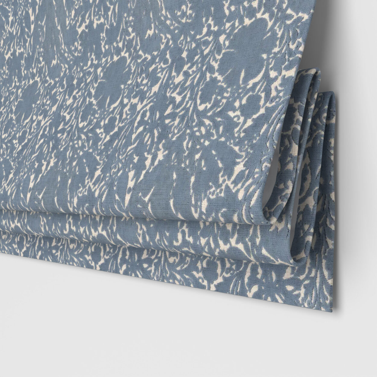 William Morris At Home Compton Silhouette Velvet Indigo Motorised