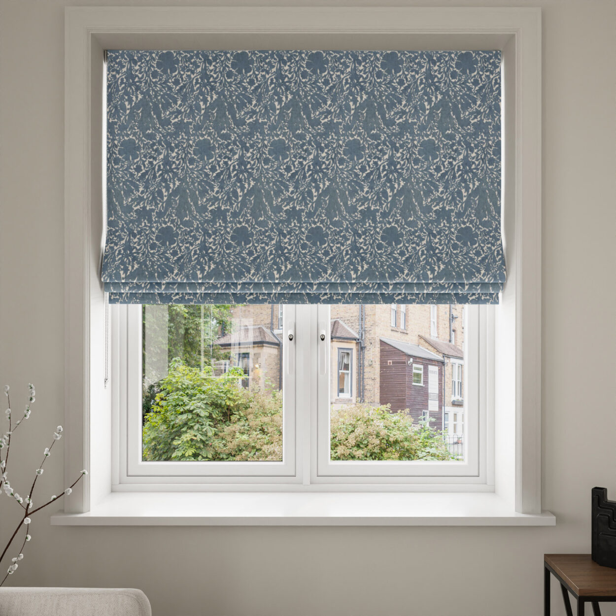 William Morris At Home Compton Silhouette Velvet Indigo