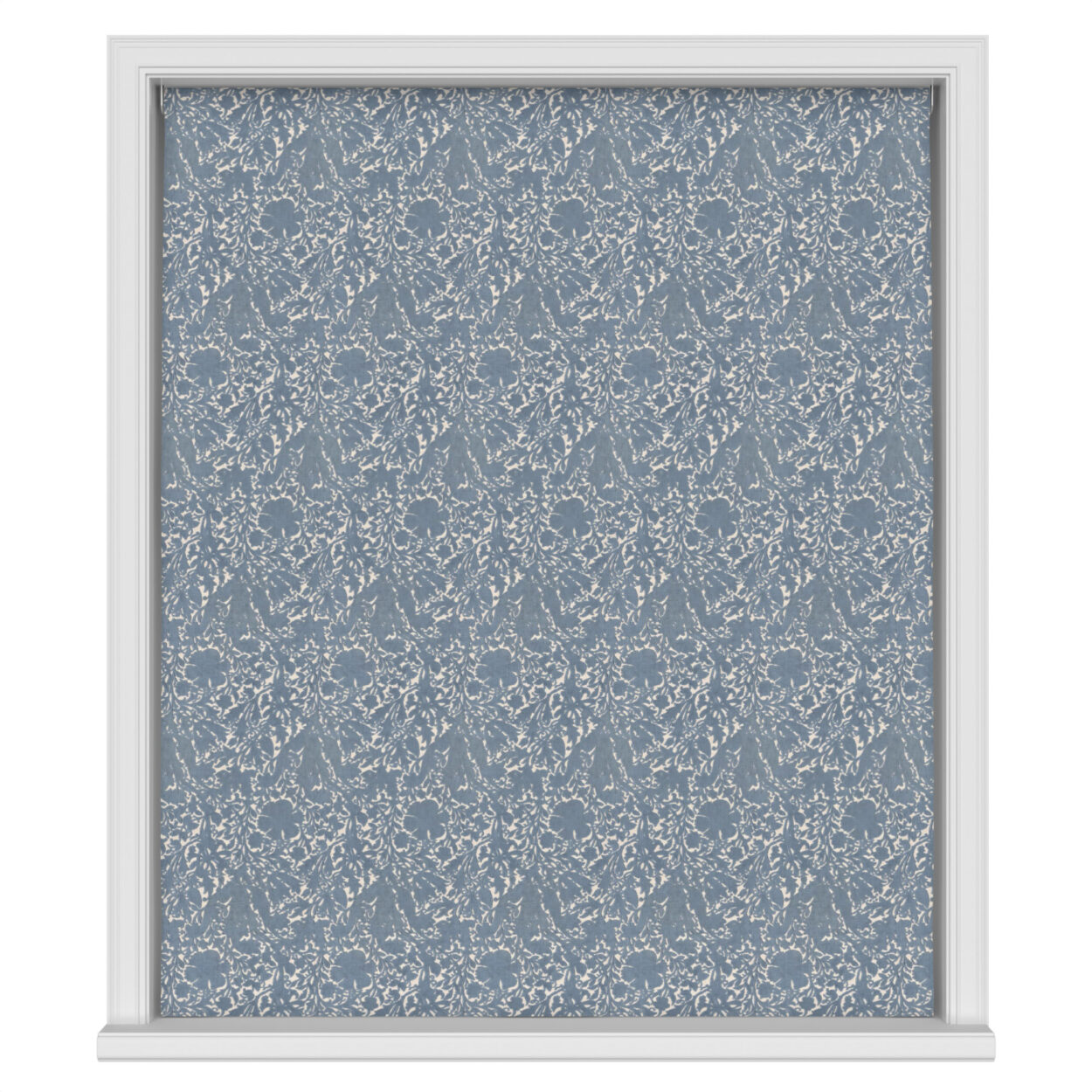 William Morris At Home Compton Silhouette Velvet Indigo Motorised - Image 2