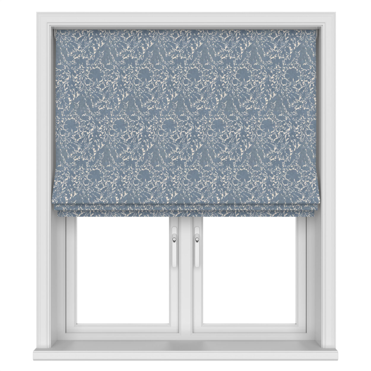 William Morris At Home Compton Silhouette Velvet Indigo Motorised - Image 3