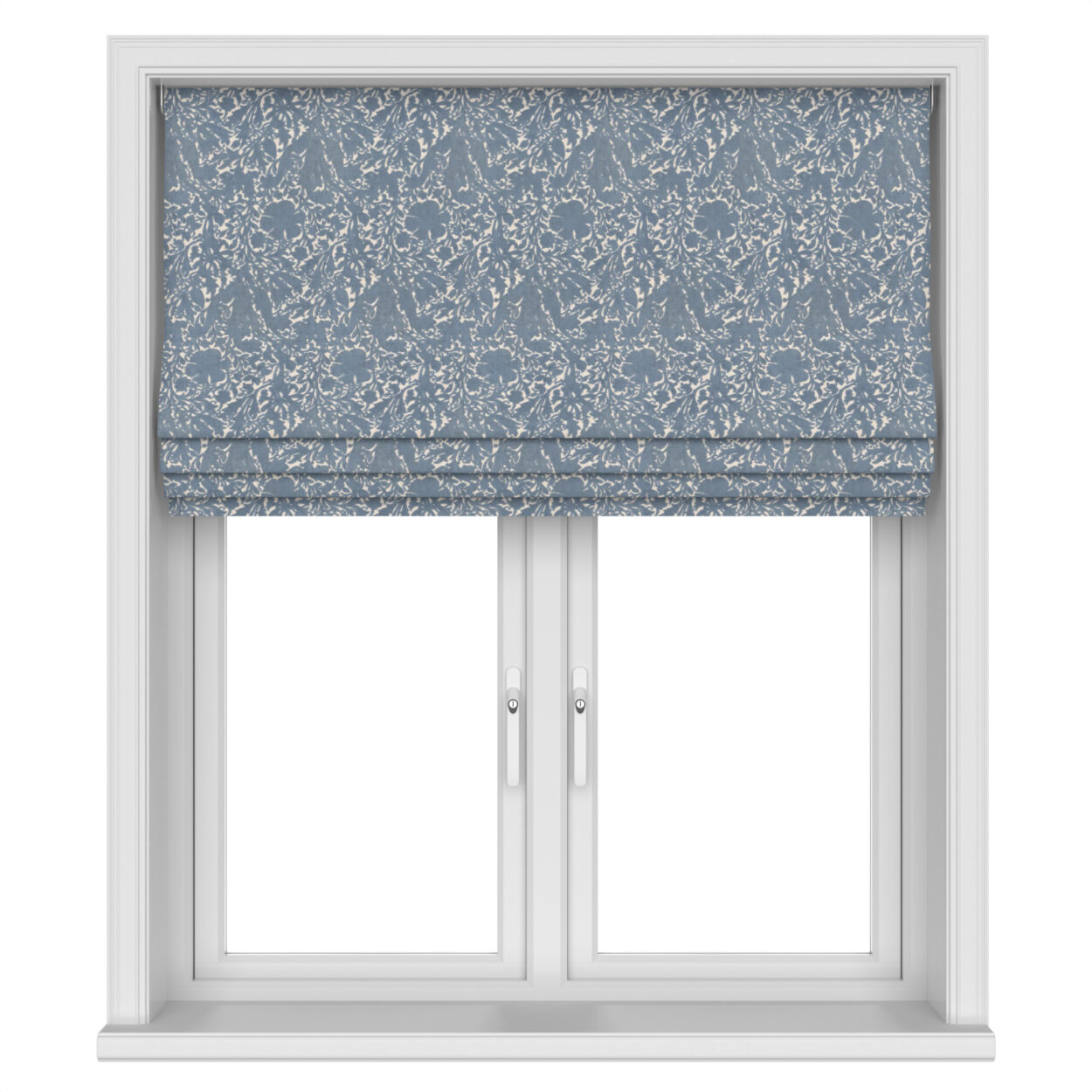 William Morris At Home Compton Silhouette Velvet Indigo Motorised - Image 4