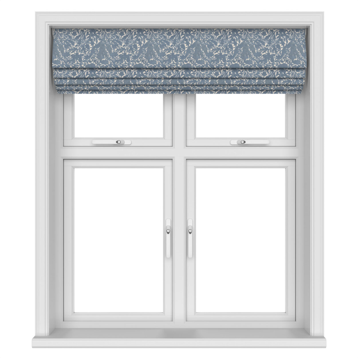 William Morris At Home Compton Silhouette Velvet Indigo Motorised - Image 5