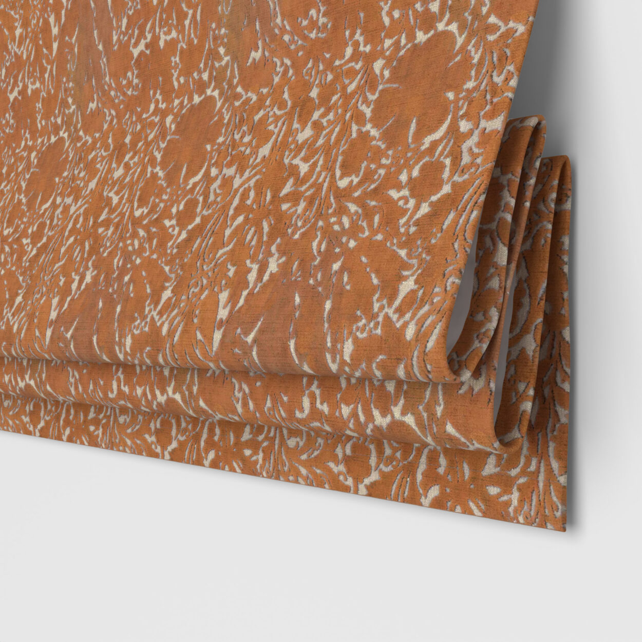 William Morris At Home Compton Silhouette Velvet Terracotta Motorised