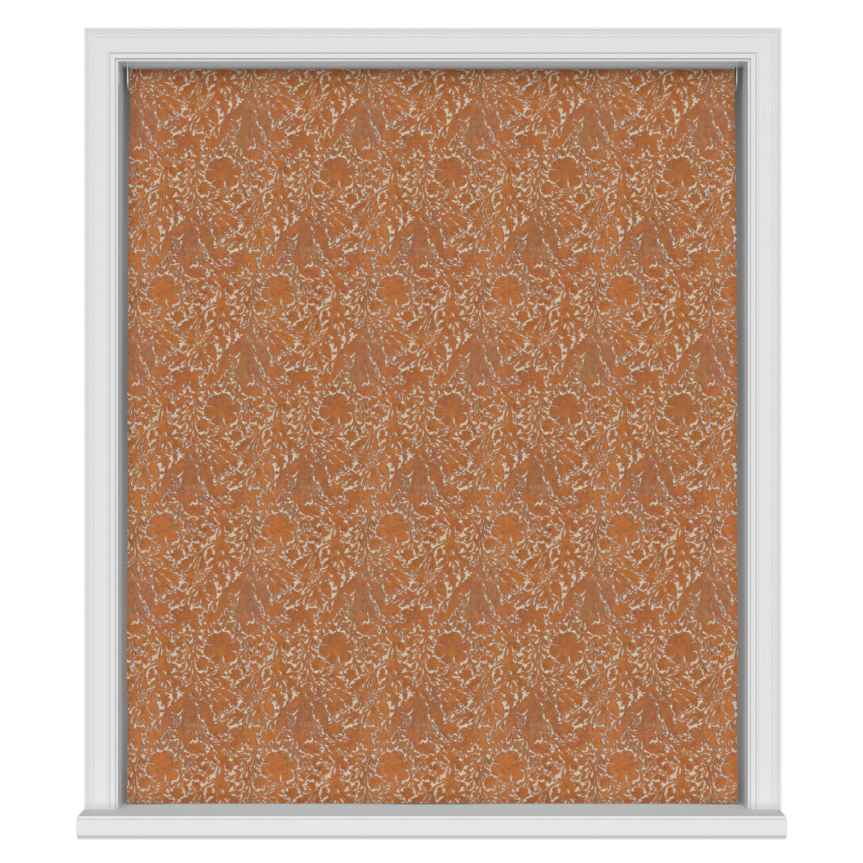 William Morris At Home Compton Silhouette Velvet Terracotta Motorised - Image 2